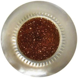 11-7.1 OME - Clear and Colored Glass -  Goldstone  (3/4")